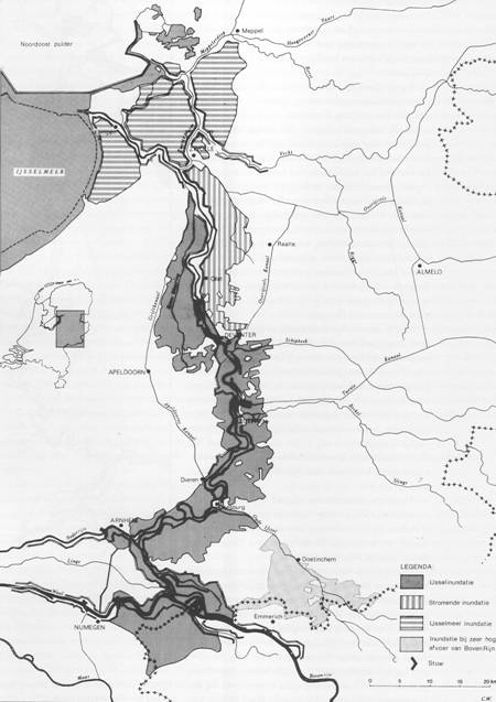 IJssellinie: gebied dat onder water gezet zou worden