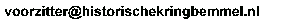 stuur een e-mail naar de voorzitter